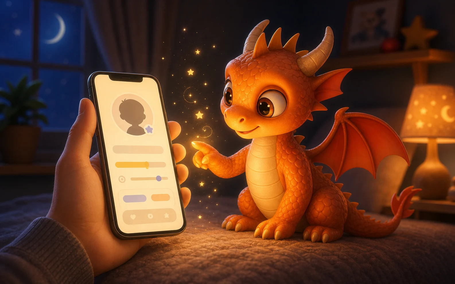 Luminos hilft beim Anlegen eines Kind-Profils auf dem Smartphone